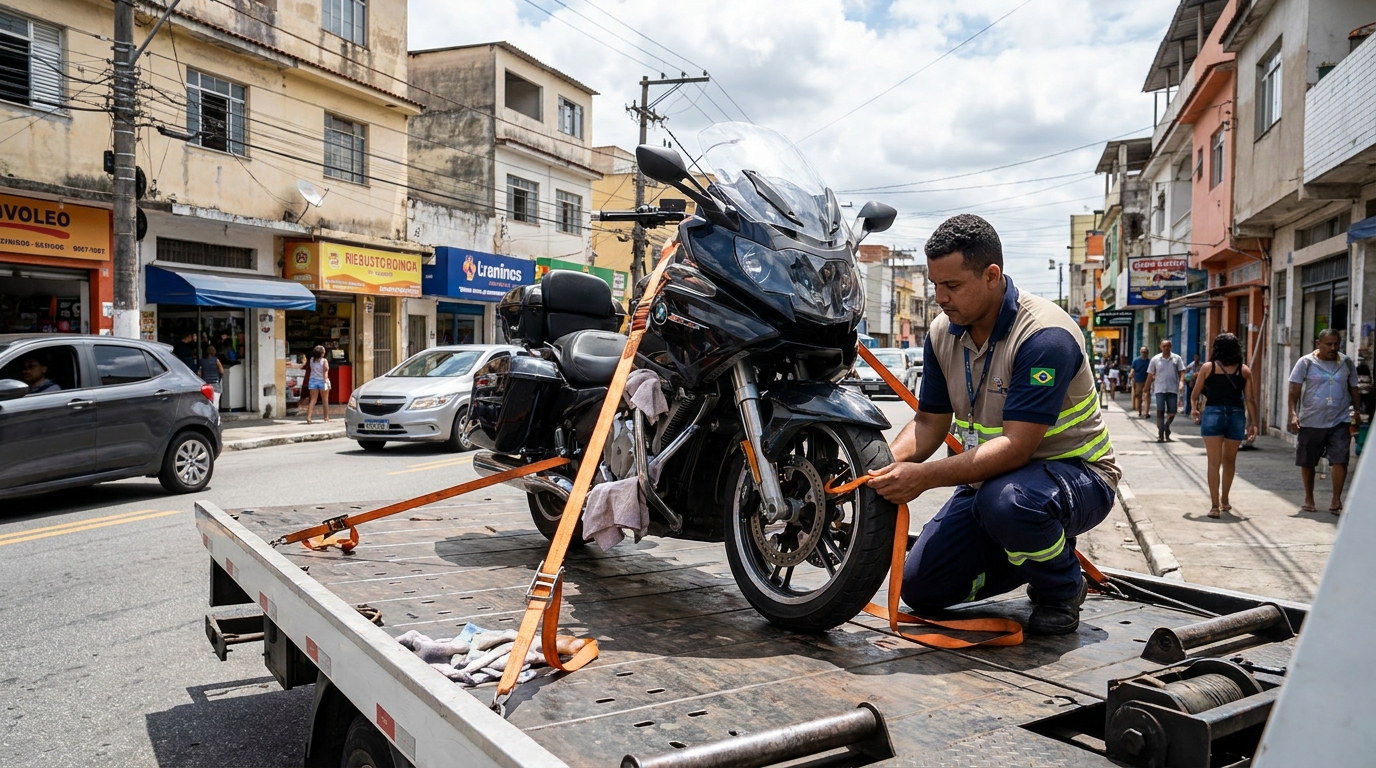 Remoção de Moto em Pane na Morada do Sol, Vila Velha‑ES